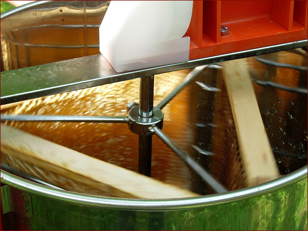 Foto Nr. 42: Bienenschule 4Kids - Honig schleudern